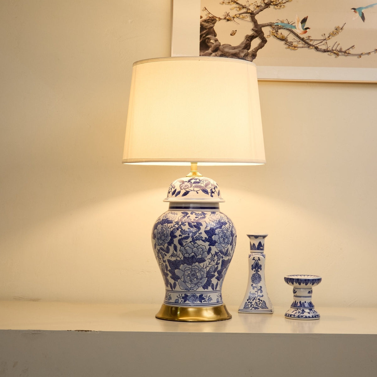 Peony Jar-bordlampe