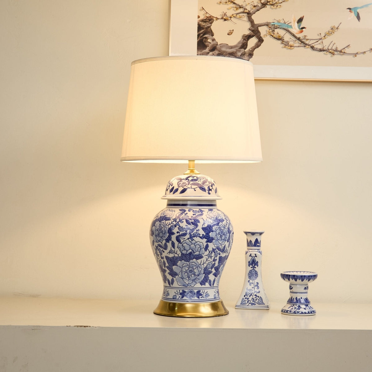 Peony Jar-bordlampe