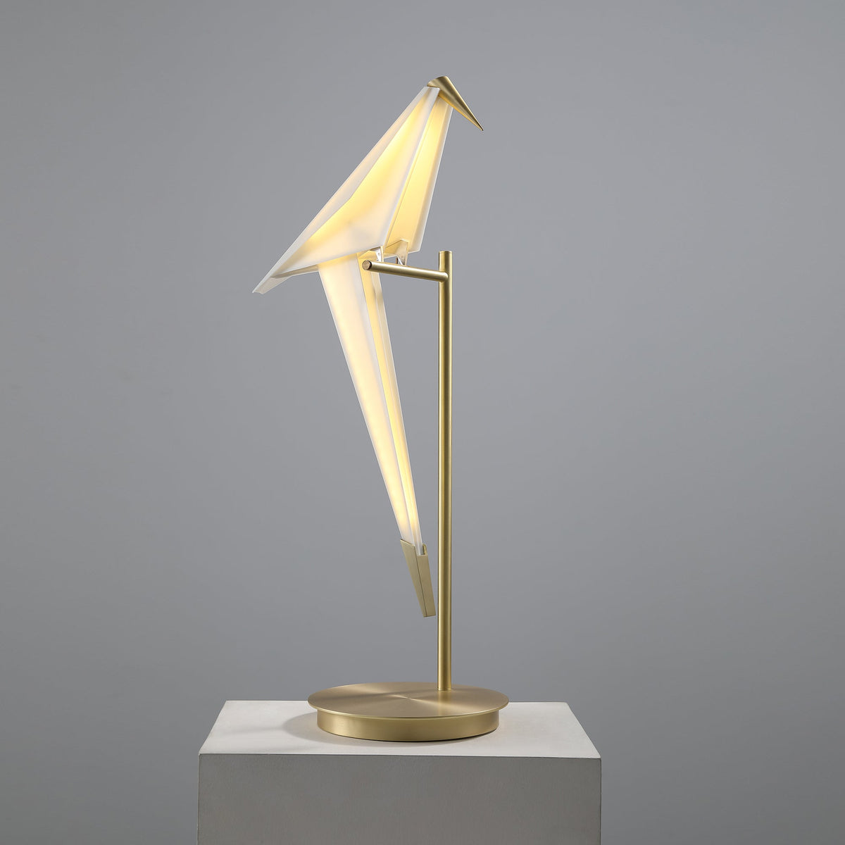 Origami-bordlampe