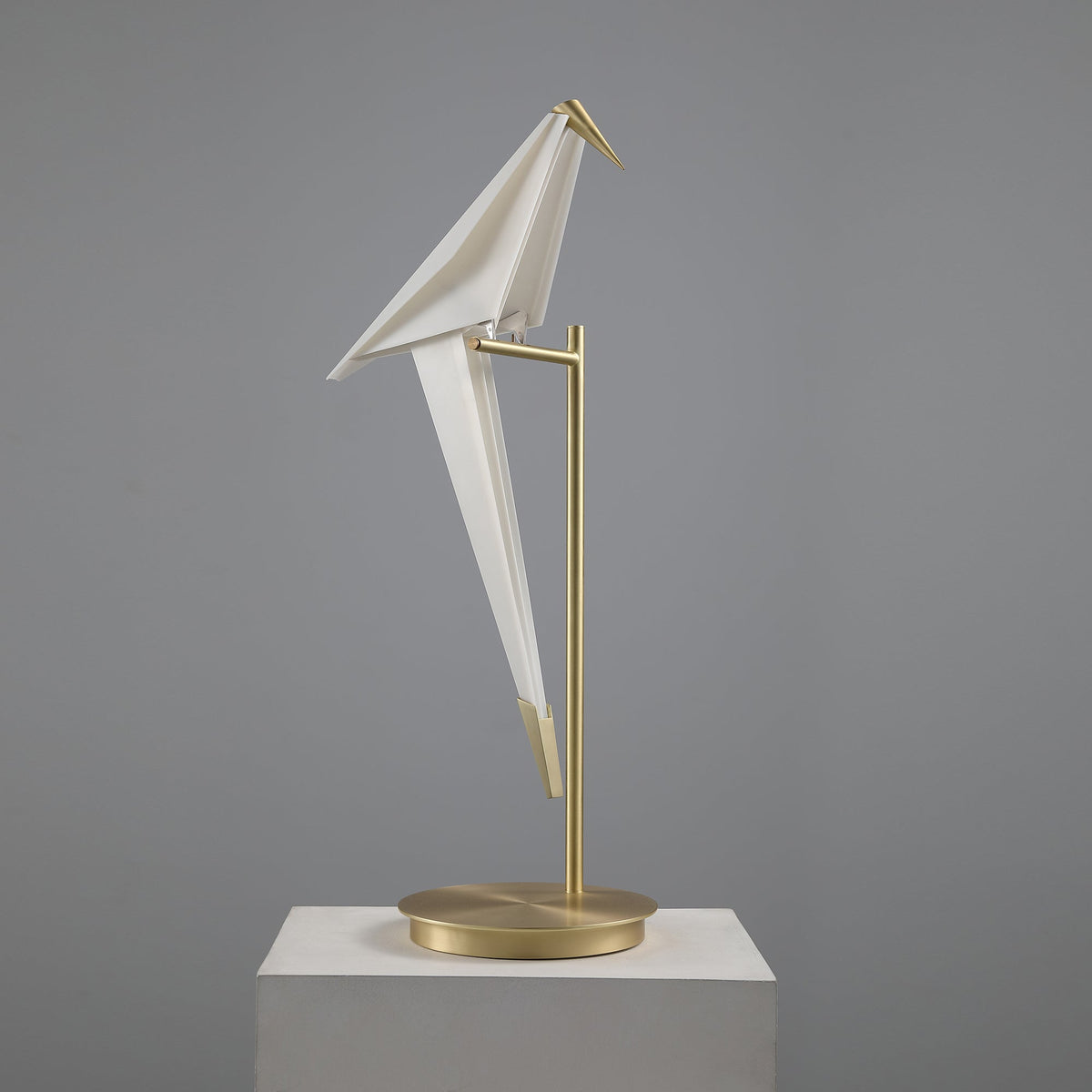 Origami-bordlampe