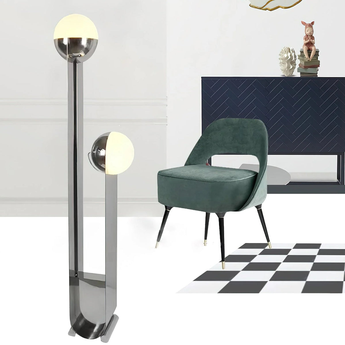 Asym-gulvlampe