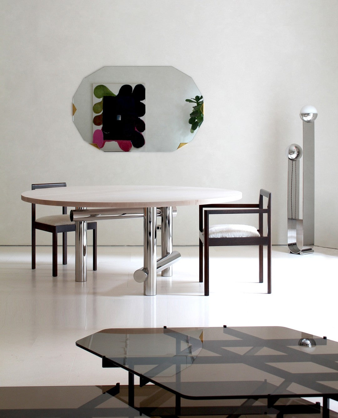 Asym-gulvlampe