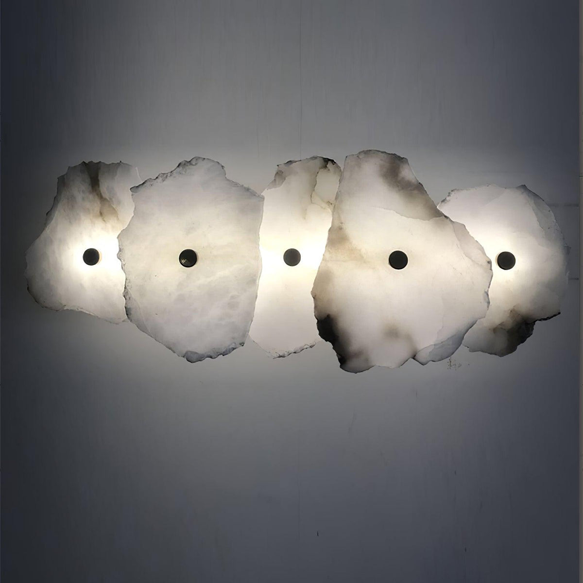 Alaeila Floral Cluster Alabaster Wall Light