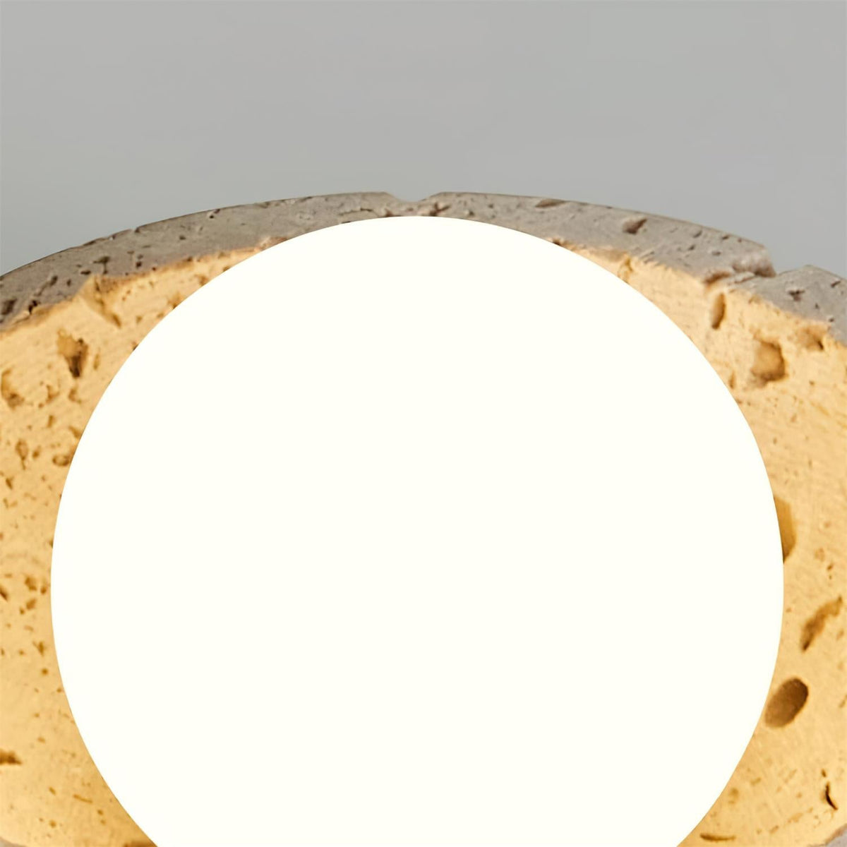 Mysa Minimalist Travertine Ceiling Light