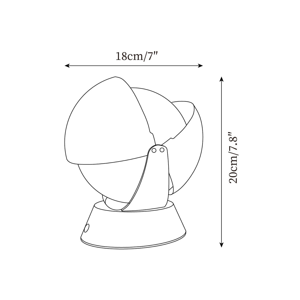 Sunel-bordlampe