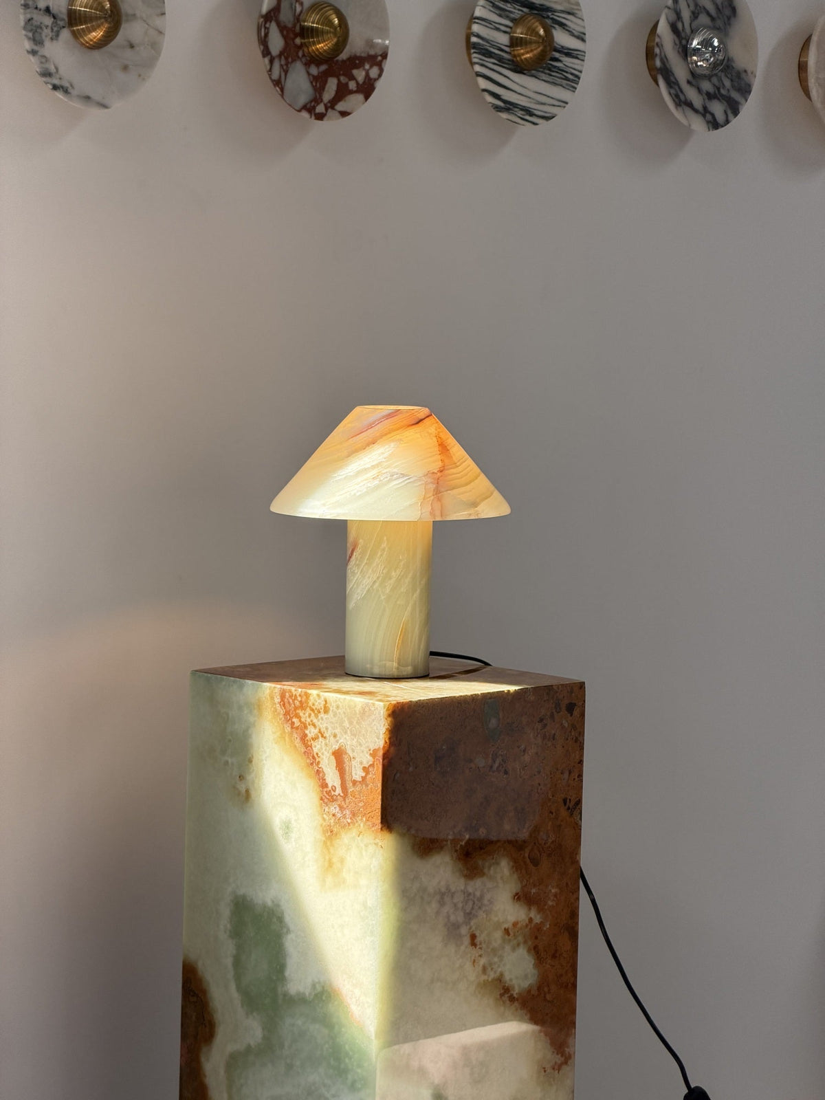 Pillar Stone Table Light