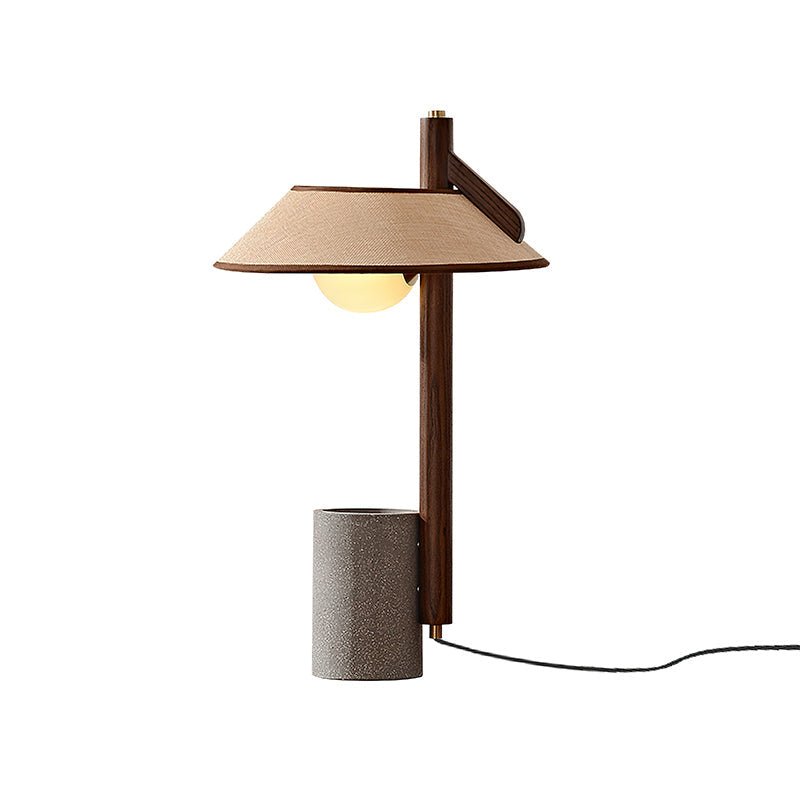 Damon minimalistisk bordlampe i træ