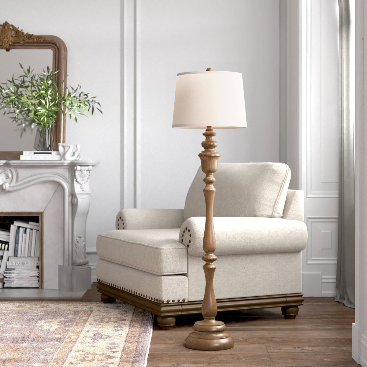 Steppy traditionel gulvlampe