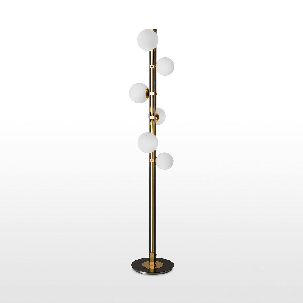 Candeeiro de pé elegante de vidro Eireneria