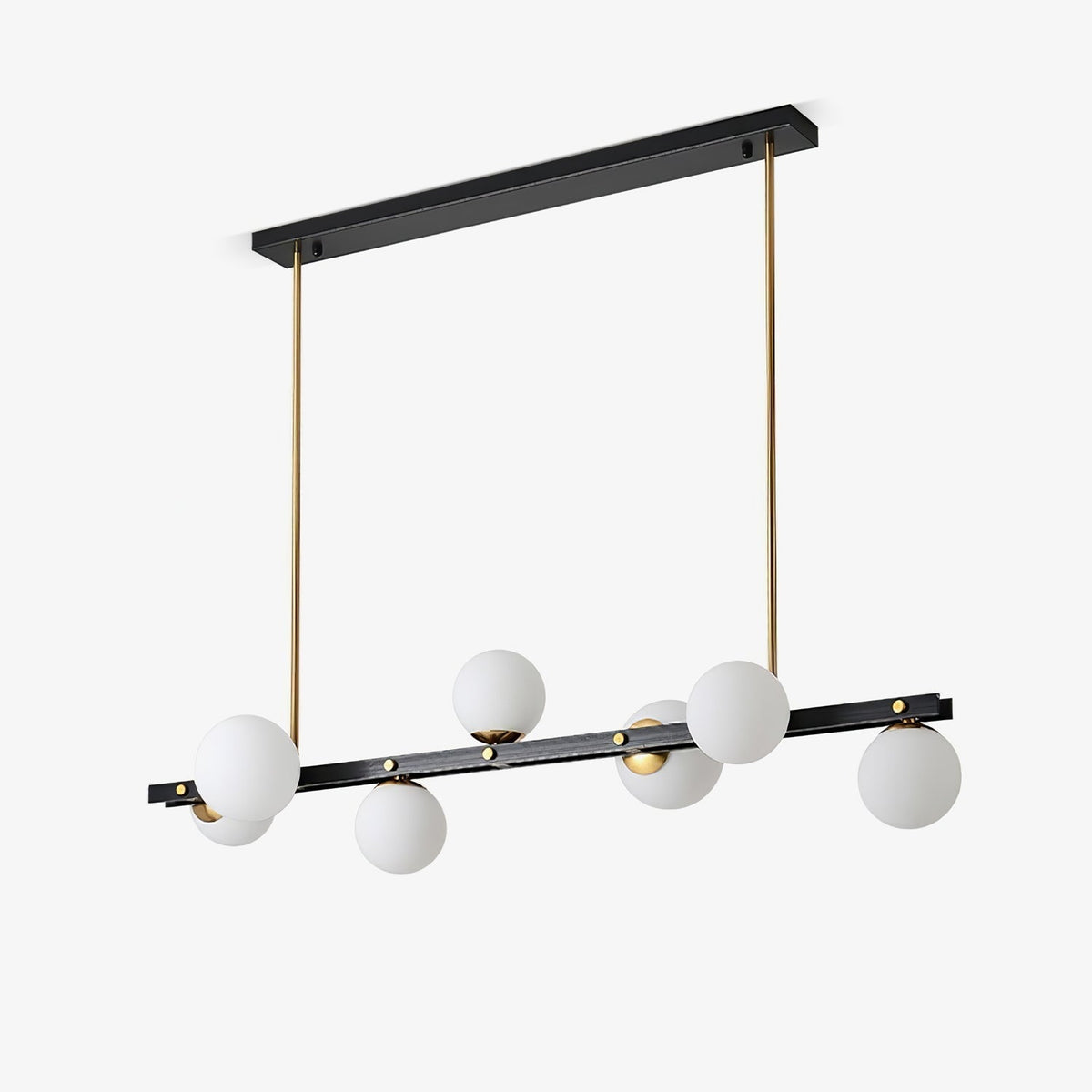 Eireraine nútímalegur hengilampi úr gleri