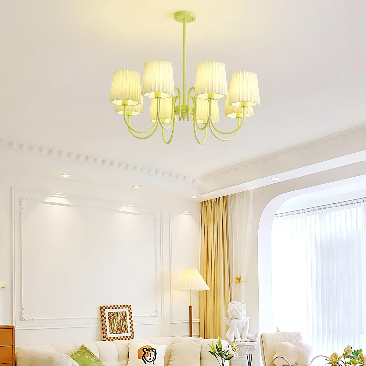 Serorissa-lampe i stof