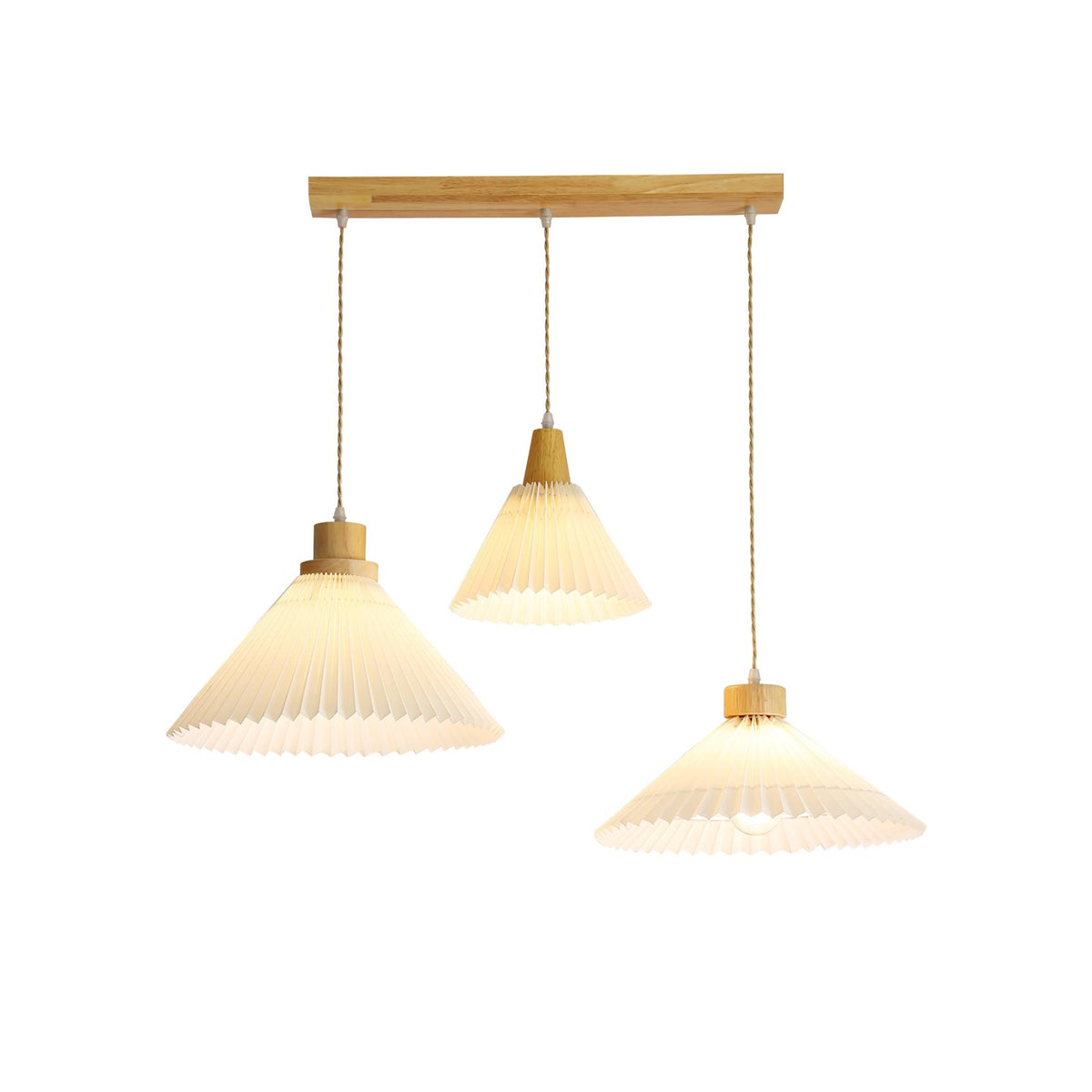 Rinisora modern pendellampa i trä