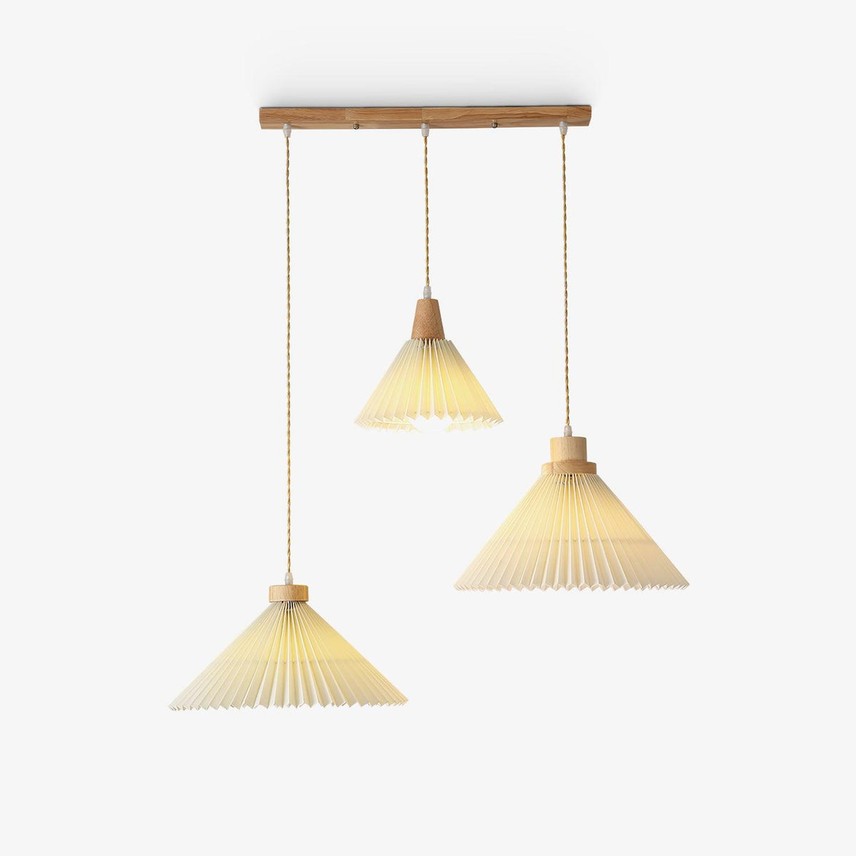 Rinisora modern pendellampa i trä