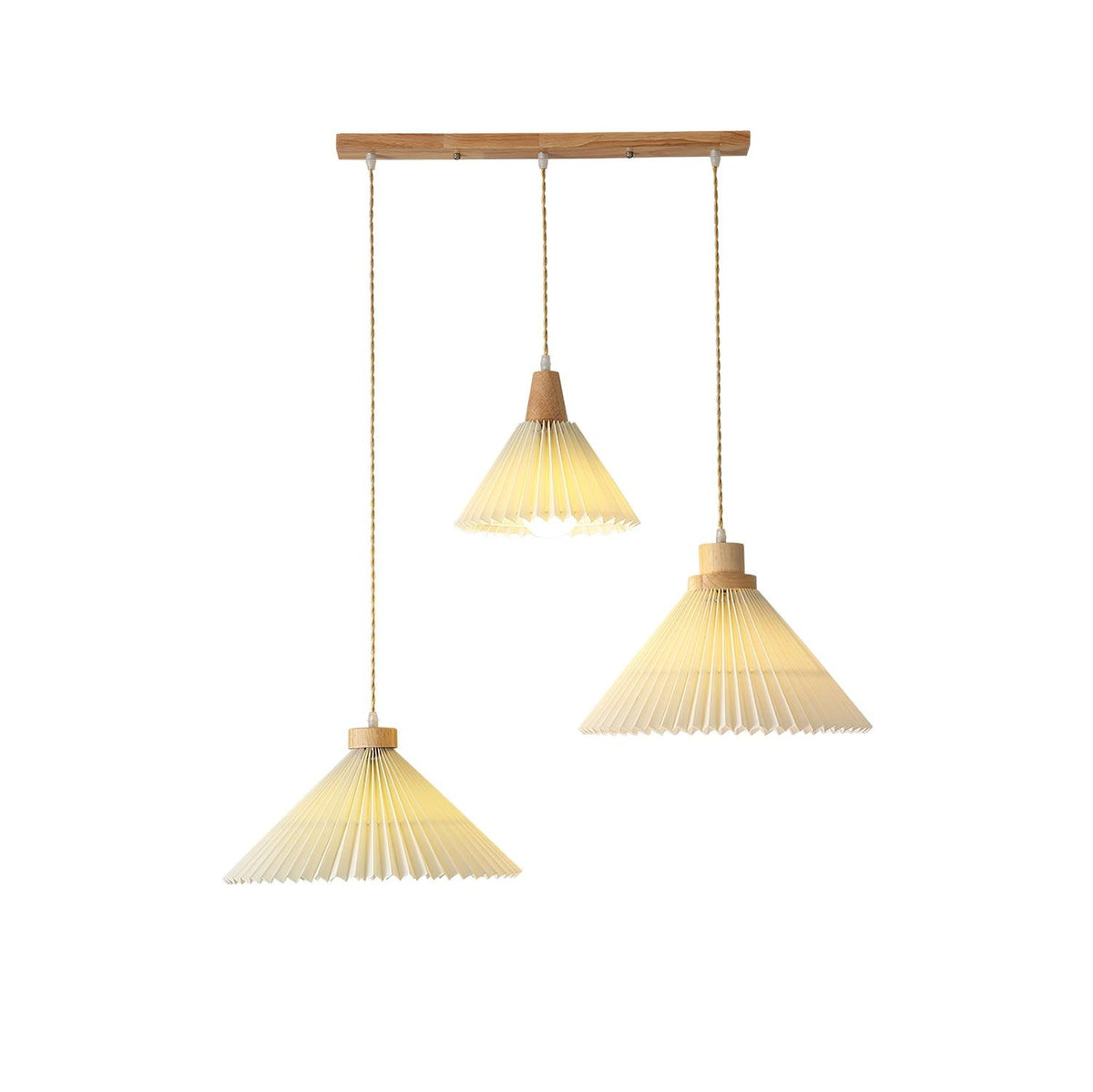 Rinisora modern pendellampa i trä