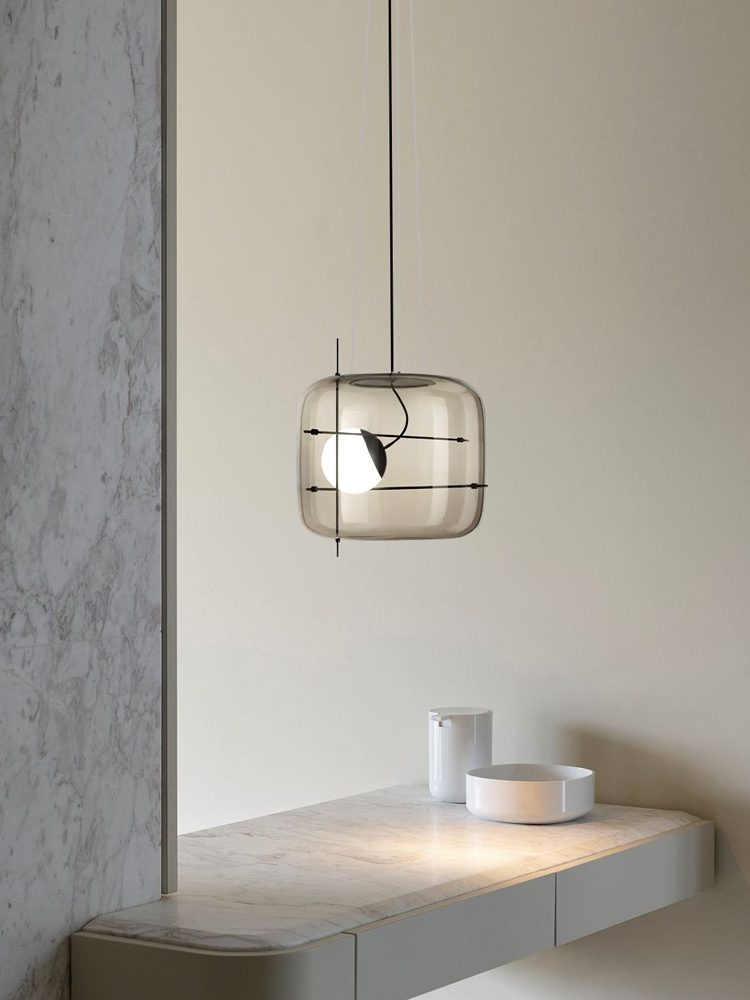 Ivex moderne pendellampe i glas