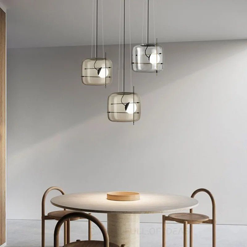 Ivex moderne pendellampe i glas