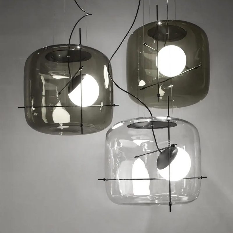 Ivex moderne pendellampe i glas