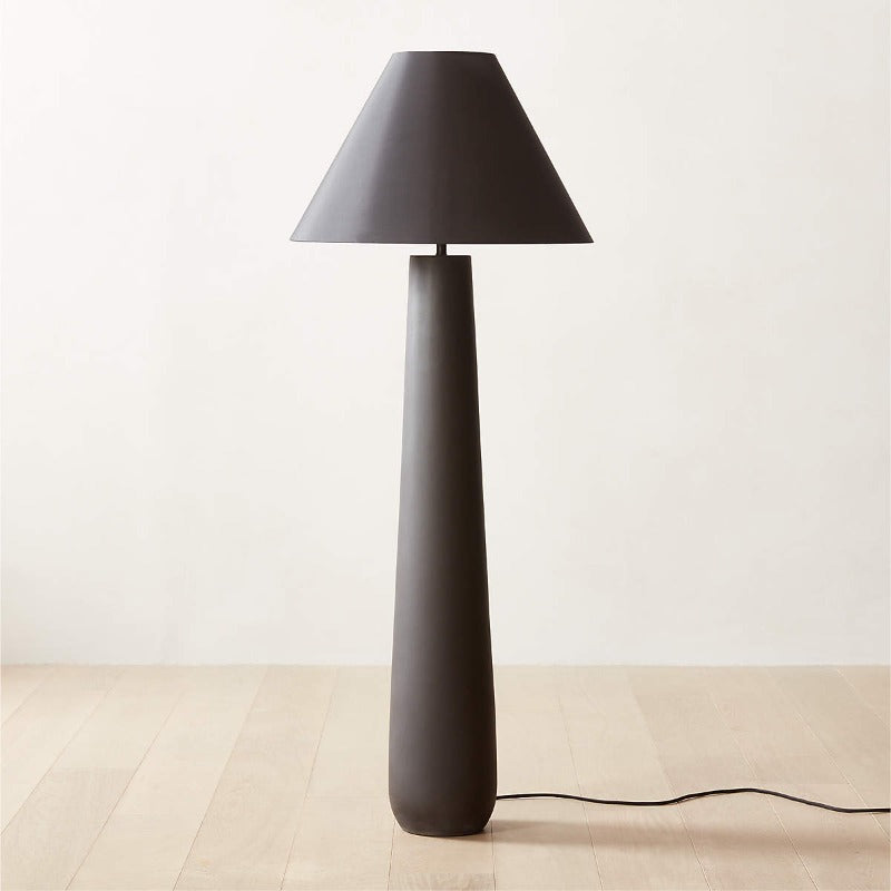 Columnil-hvid gulvlampe