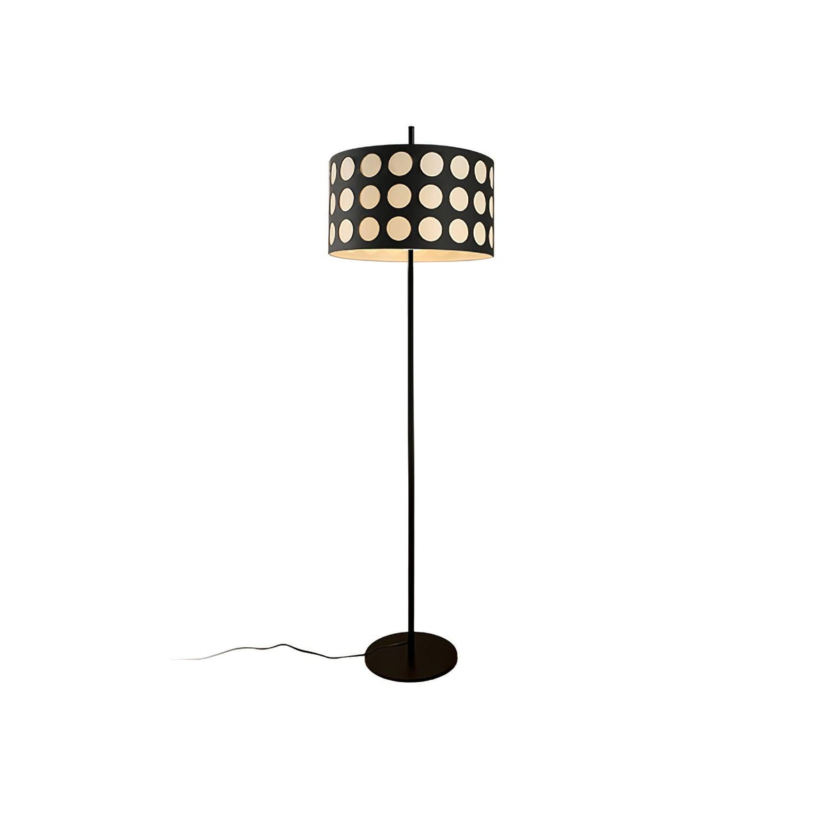 Avmirion Noir bågformad golvlampa