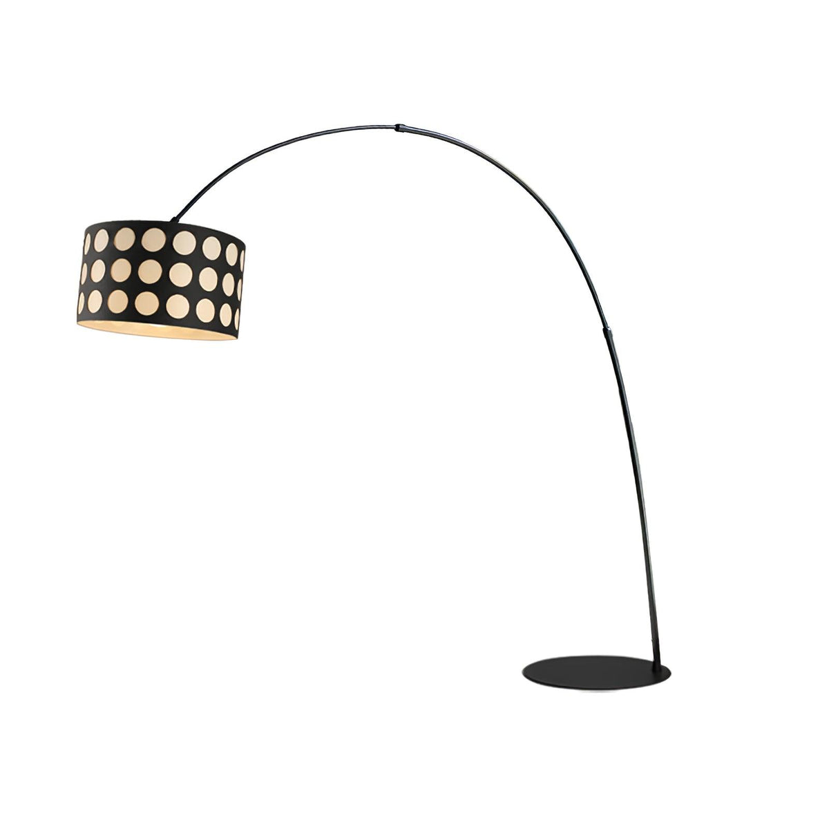 Avmirion Noir buet gulvlampe