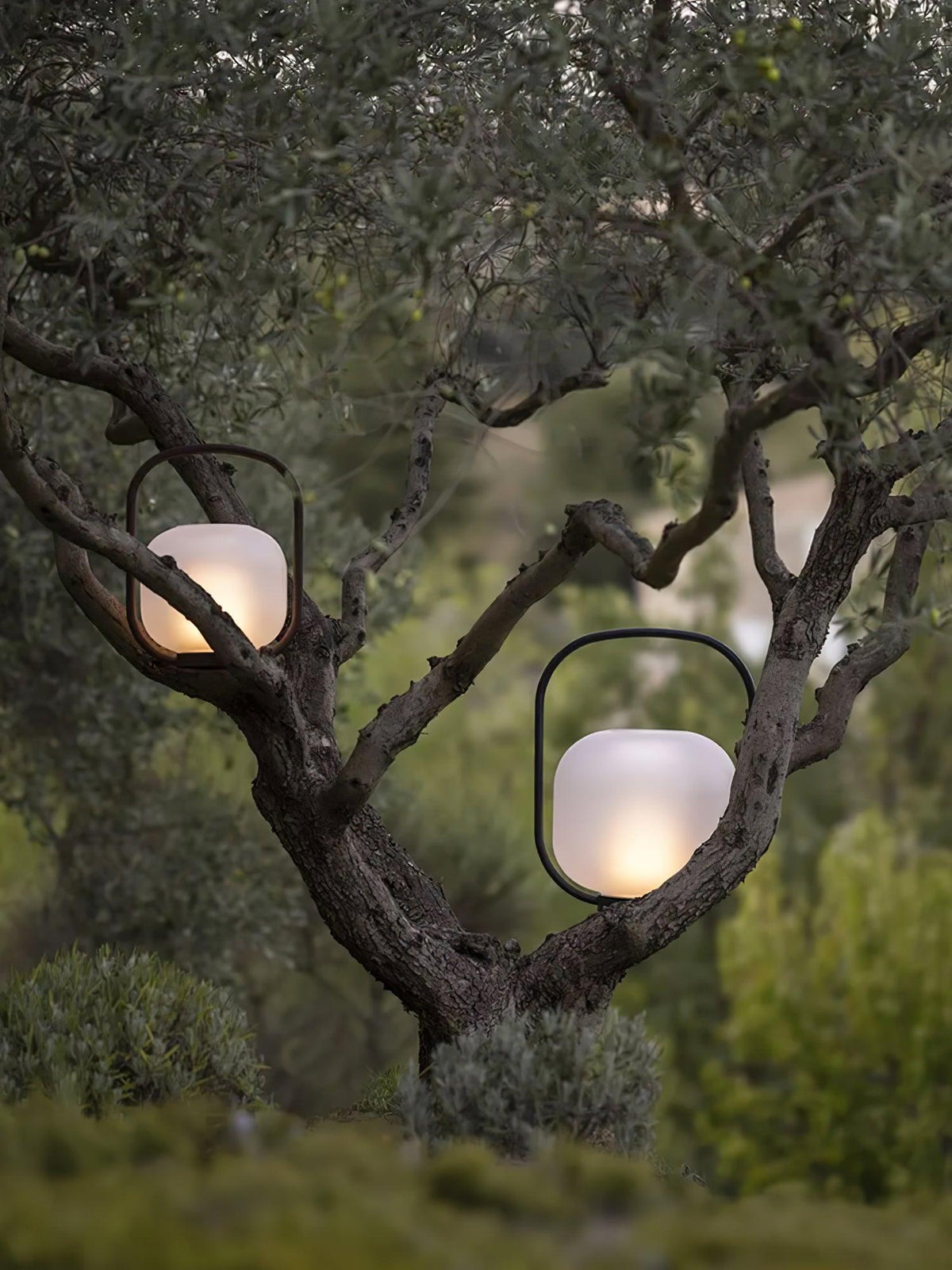 Minimalistisk bordslampa i glas från Zelaeon