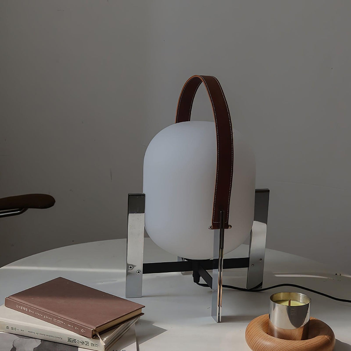 Harper minimalistisk bordslampa i glas