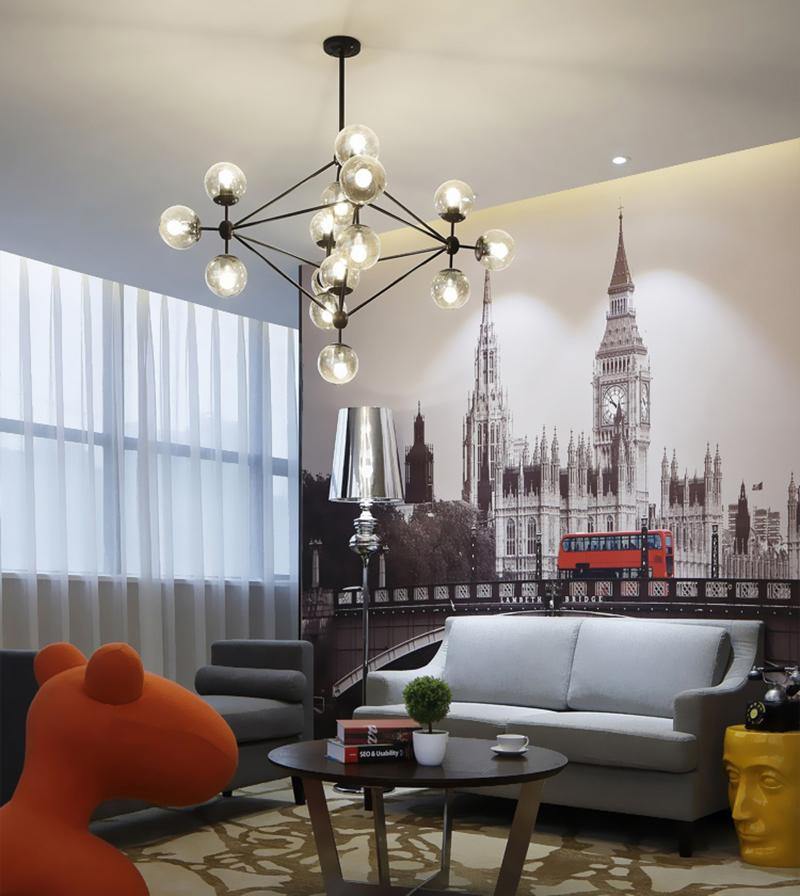Candeeiro de lustre Possini Euro Gable Modo