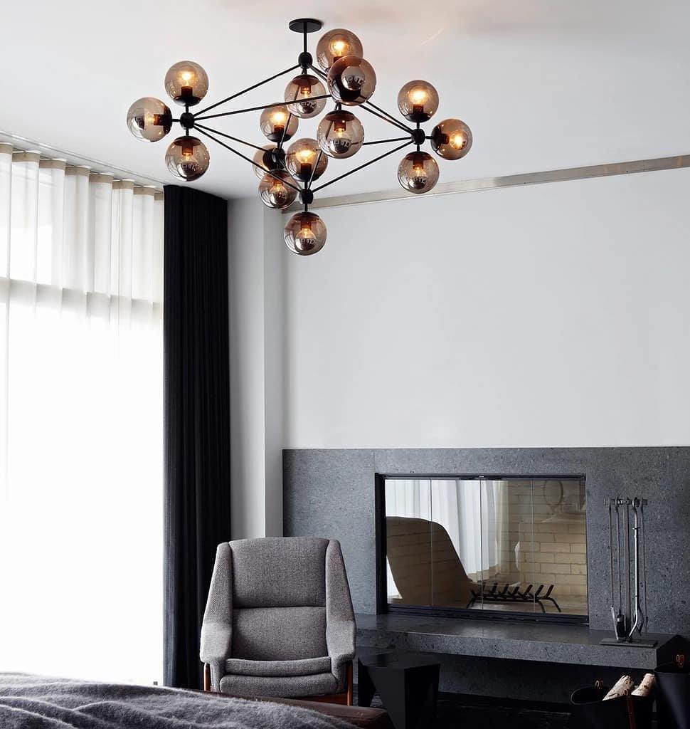 Candeeiro de lustre Possini Euro Gable Modo