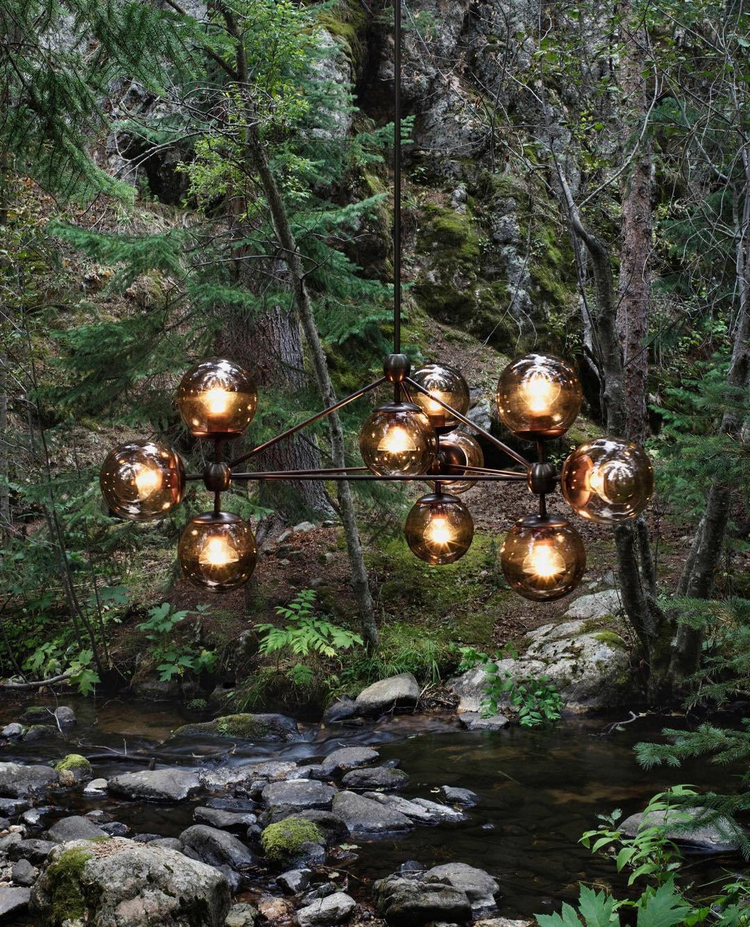 Candeeiro de lustre Possini Euro Gable Modo
