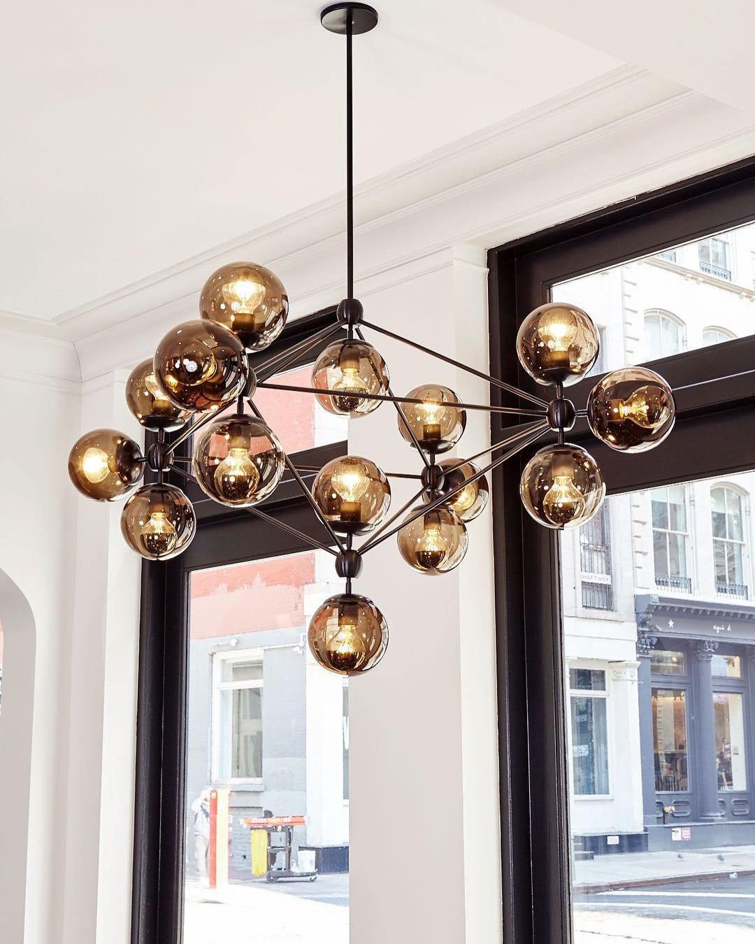 Candeeiro de lustre Possini Euro Gable Modo