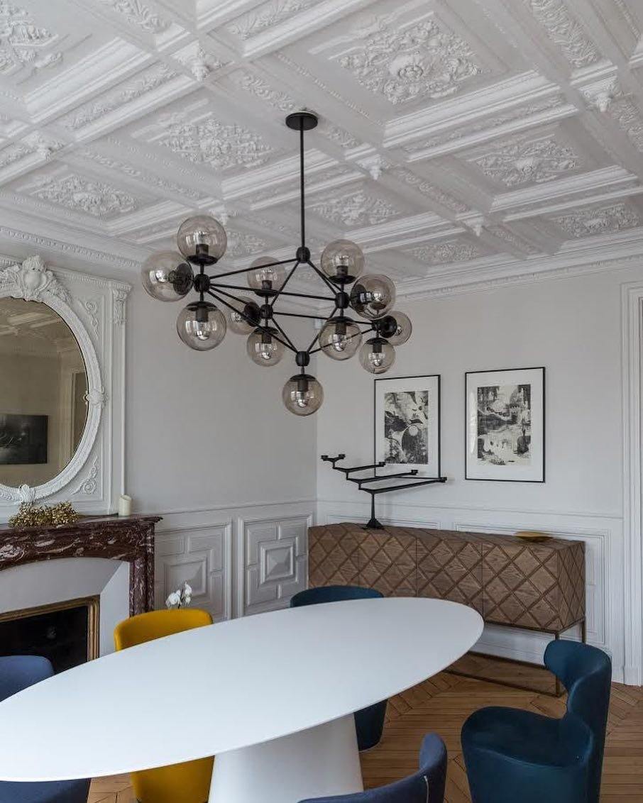 Candeeiro de lustre Possini Euro Gable Modo