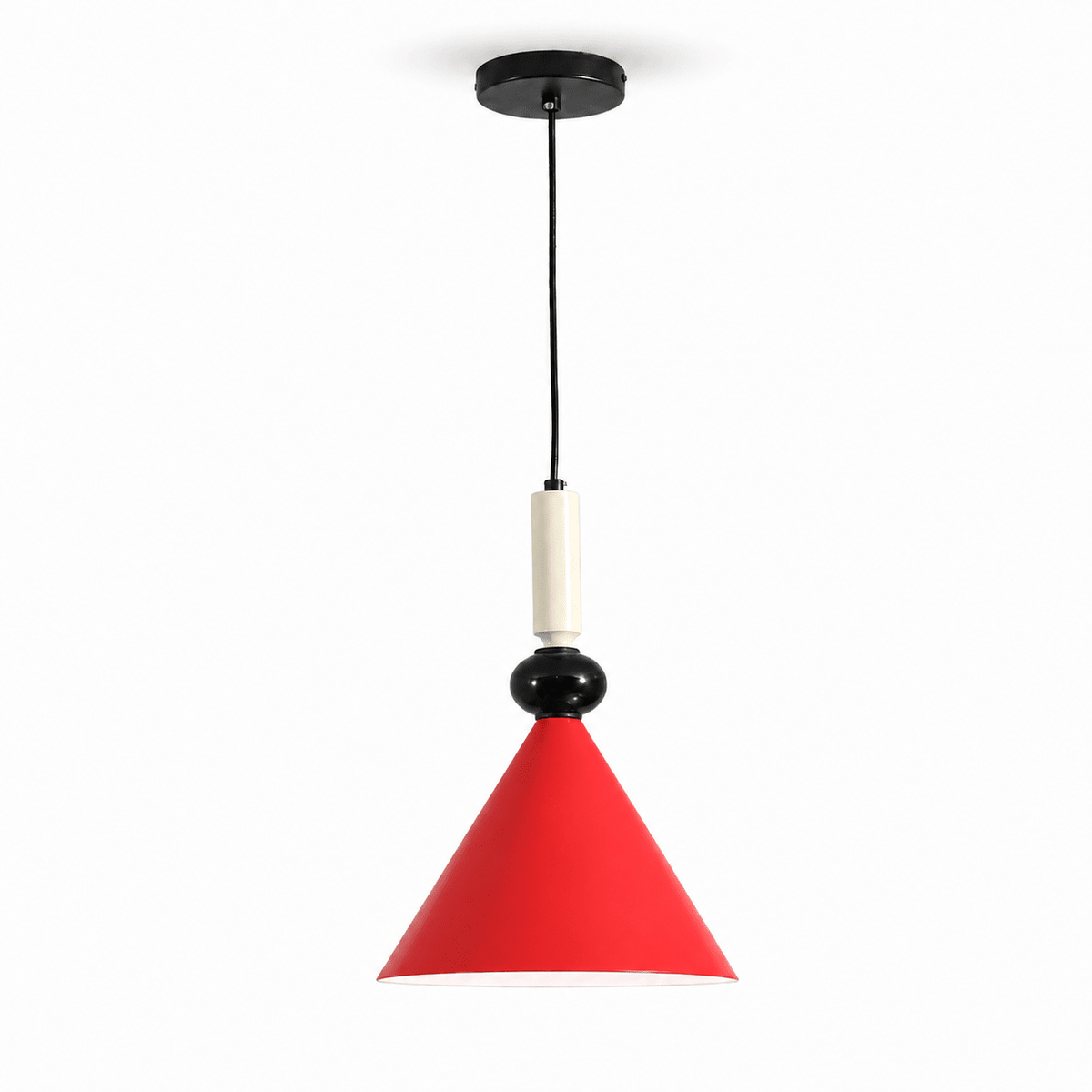 Candeeiro pendente cónico mini pós-moderno