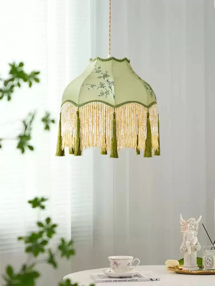 Aveniaya pendellampa med pärlfransar