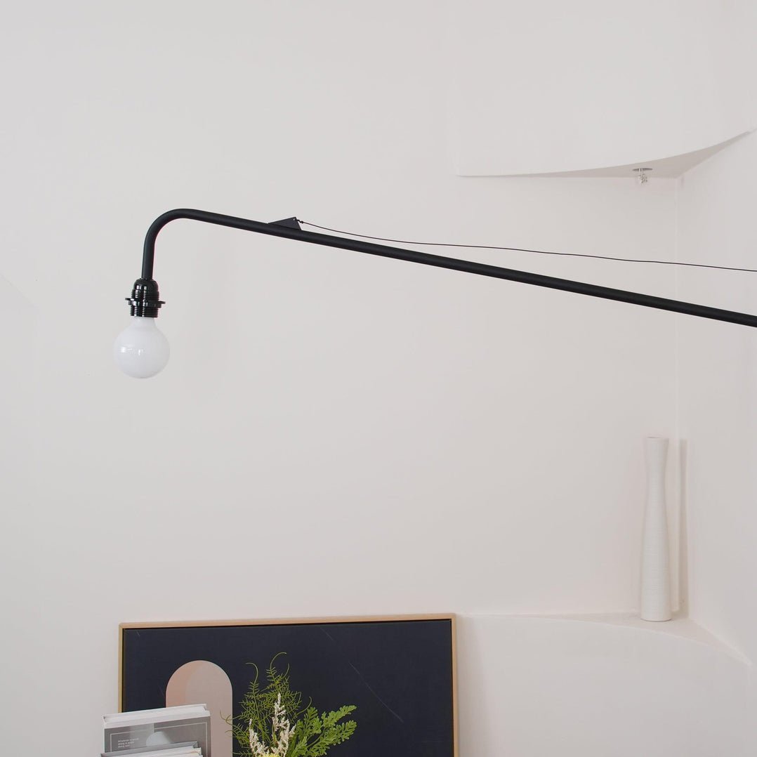 Blu moderne minimalistisk væglampe