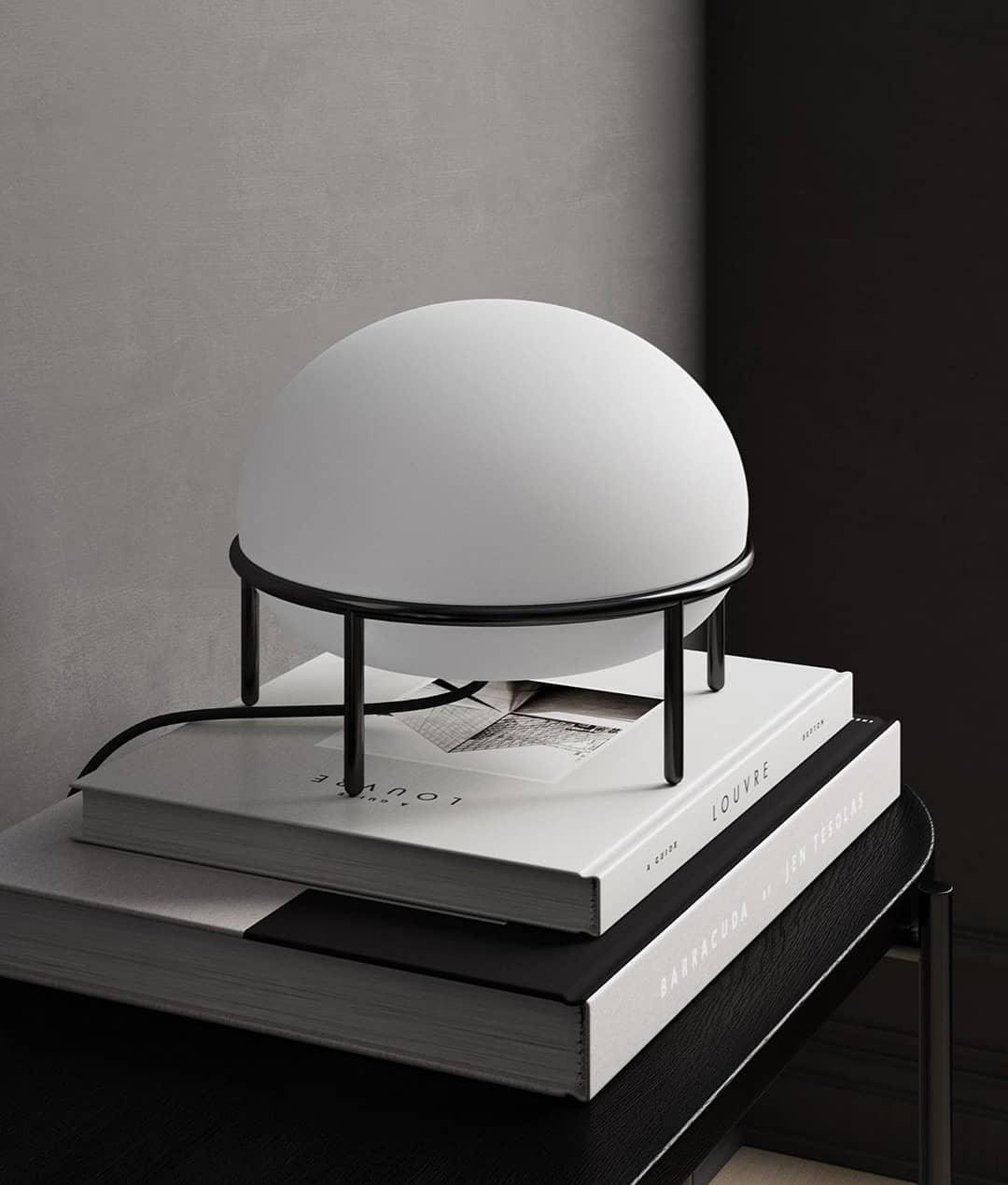 Celestia skulpturel bordlampe