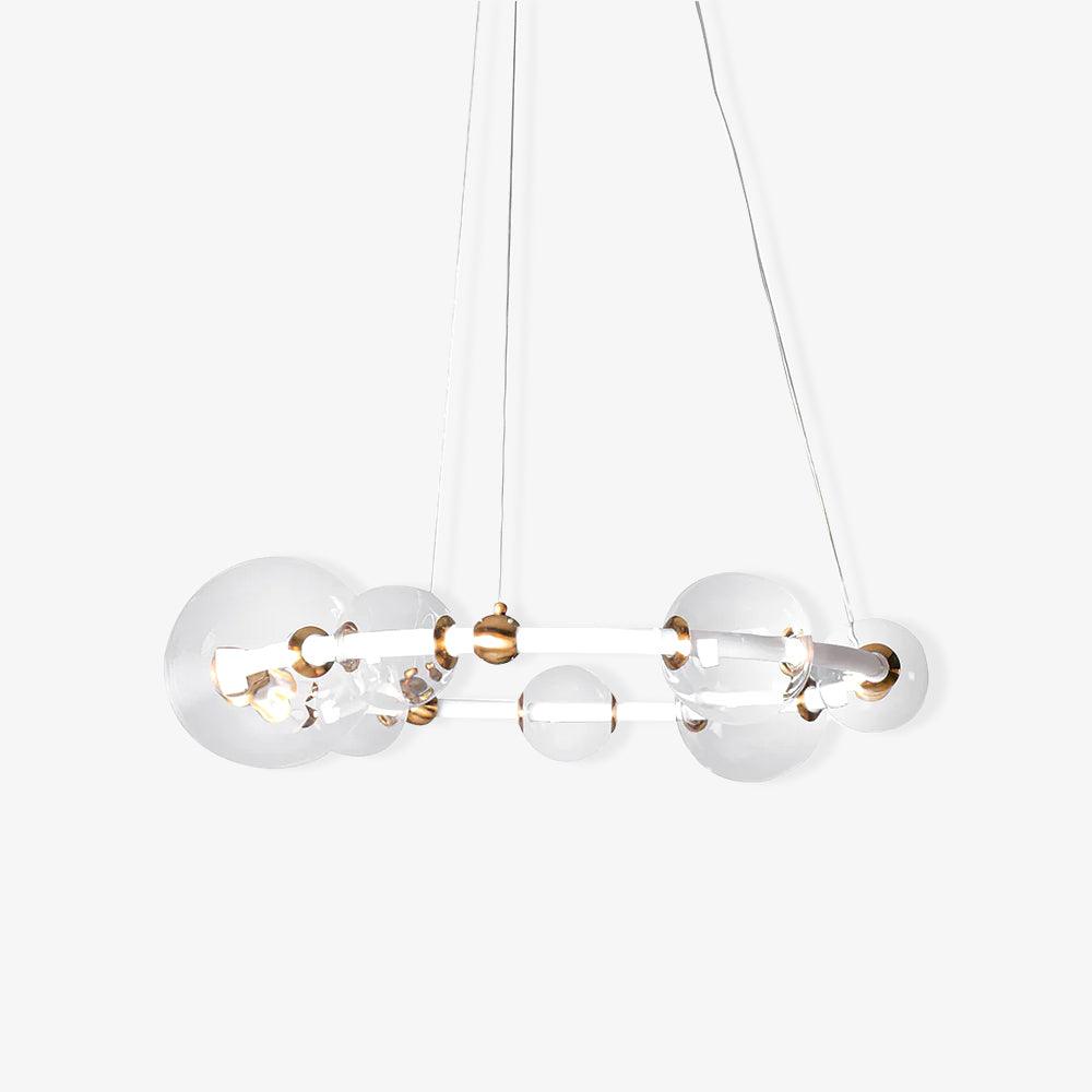 Cera modern minimalistisk ringformad kristallkrona med bubblor