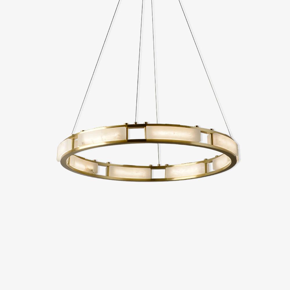 Dythan minimalistisk pendellampe med alabasterring