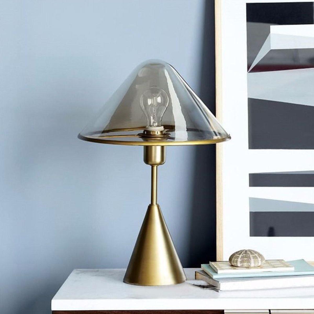 Samtida bordslampa Mushroom
