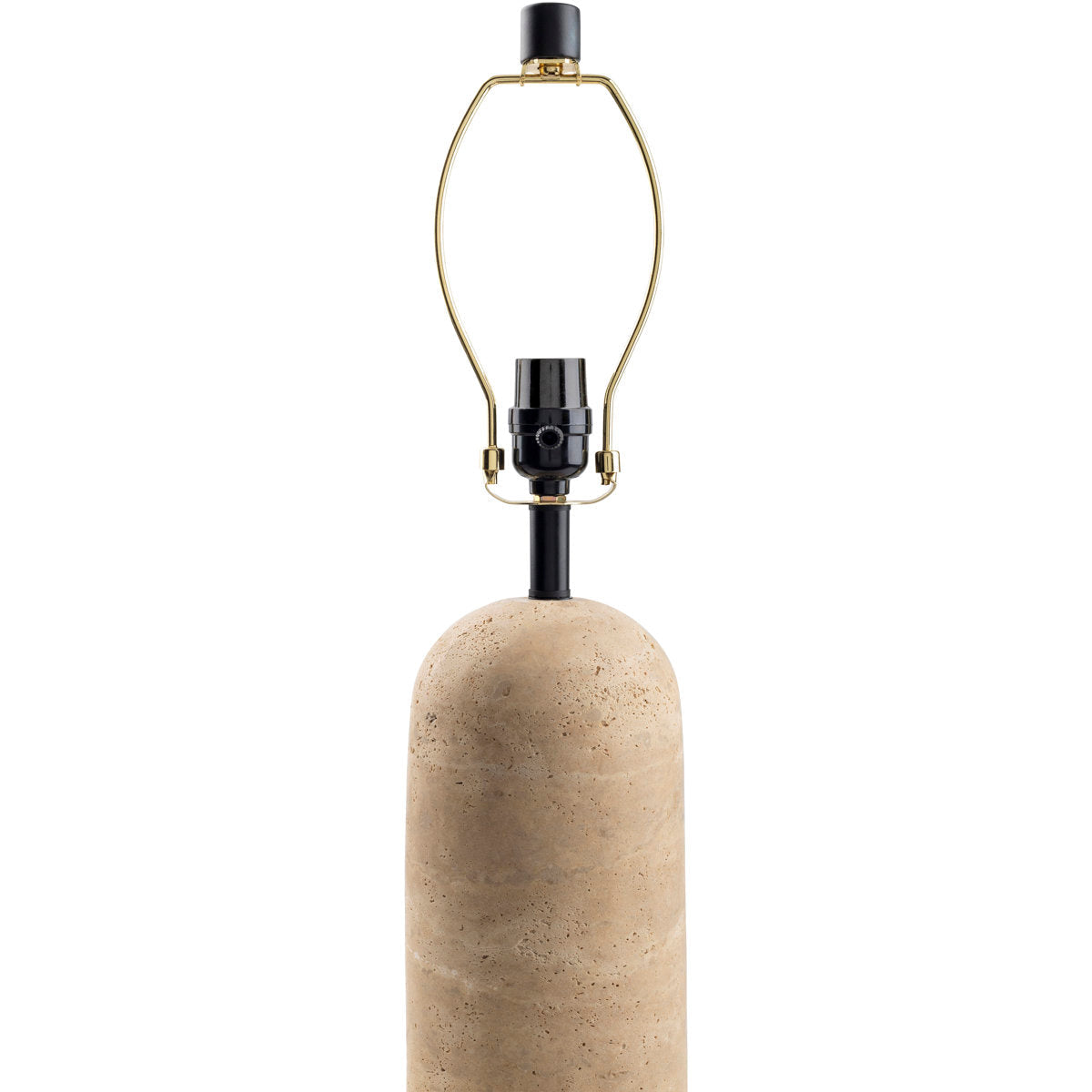 Astere-bordlampe i travertin