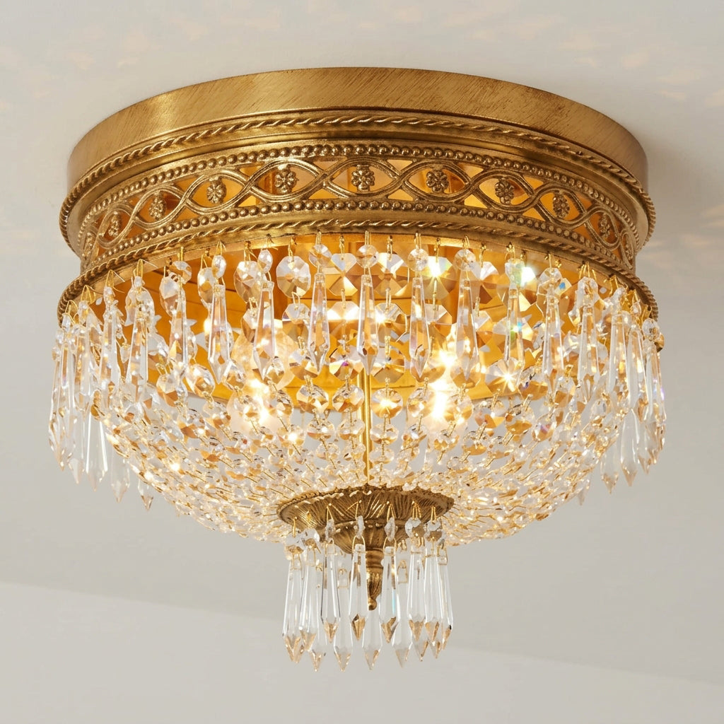 Quenmere loftslampe med plan montering