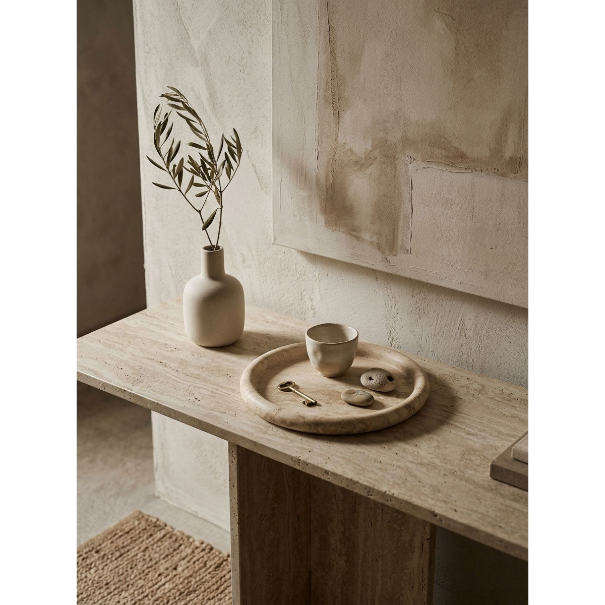 Tabuleiro em travertino Vardenford