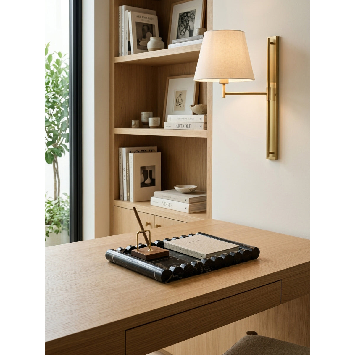 Tabuleiro Wave de mármore Casterhurst