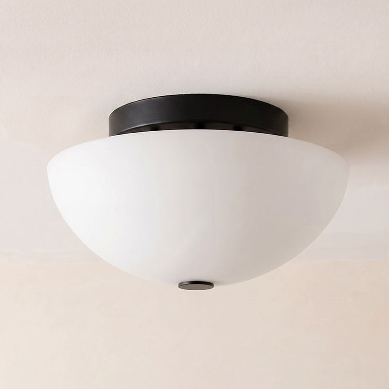 Rivirelle-kuppelformet flush-loftslampe