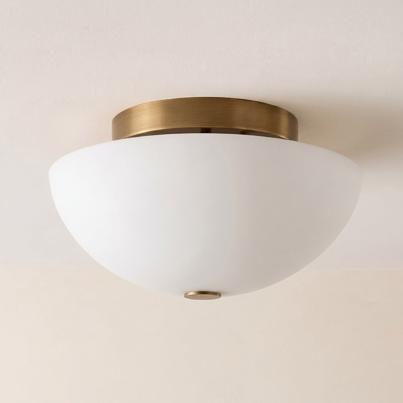 Rivirelle-kuppelformet flush-loftslampe