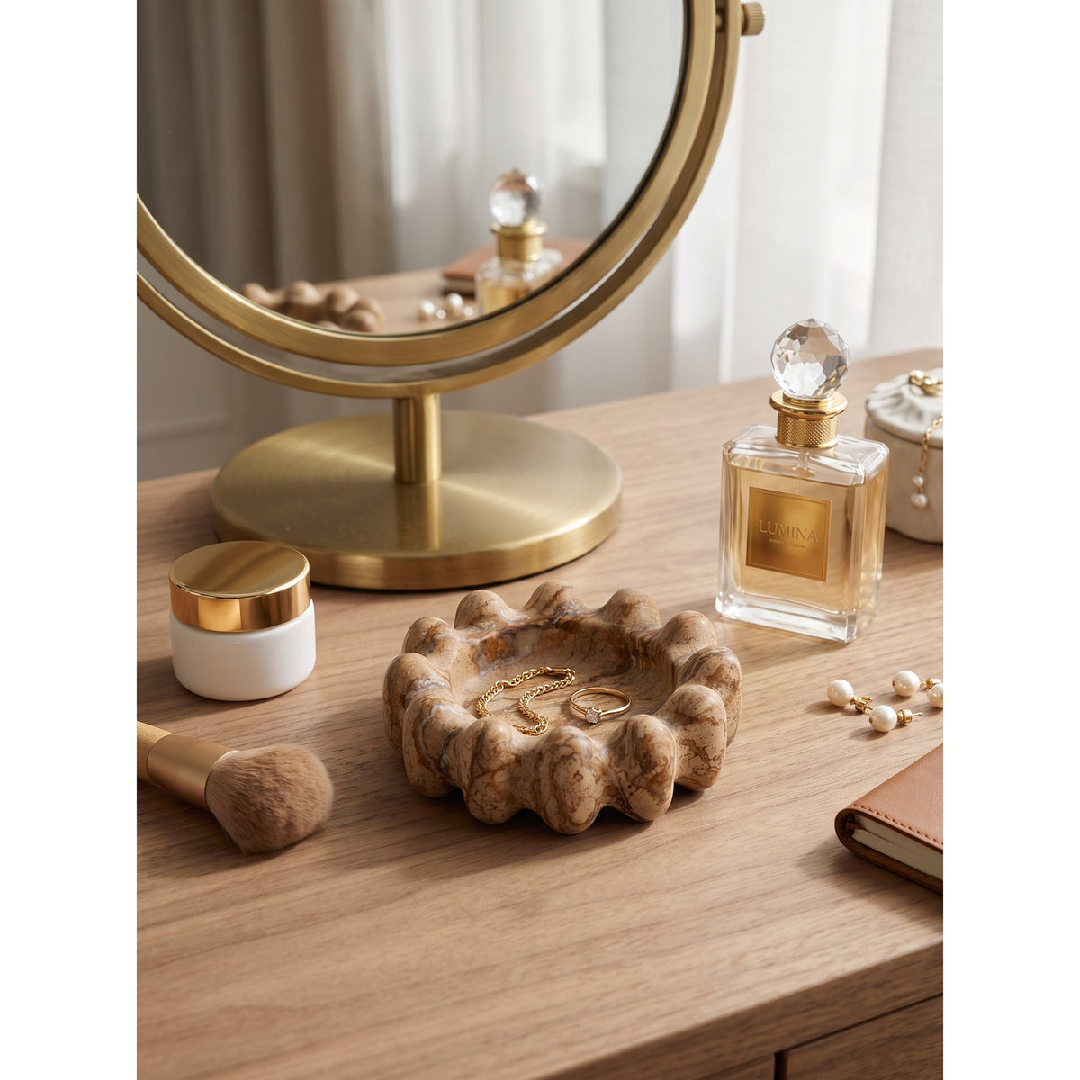 Ashleigh-smykkefad i marmor