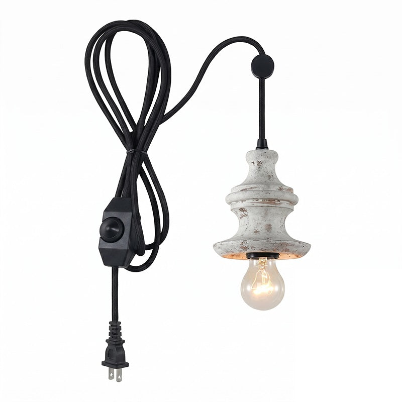 Vornel-trælampe med ledning