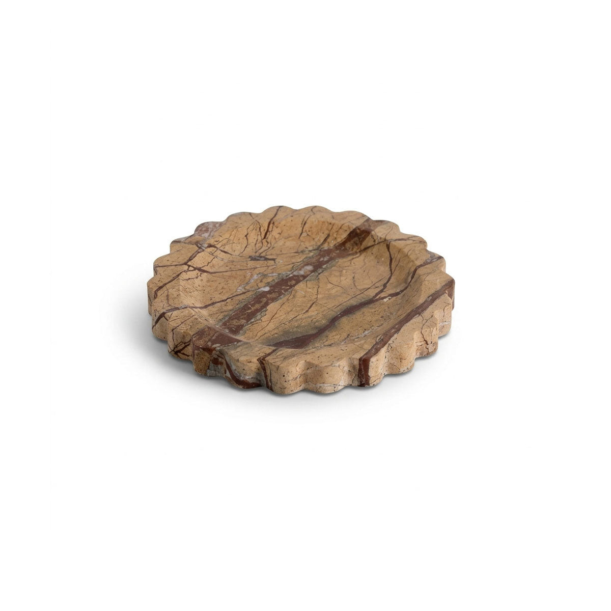 Wexhurst-scallop-reunainen kivitarjotin