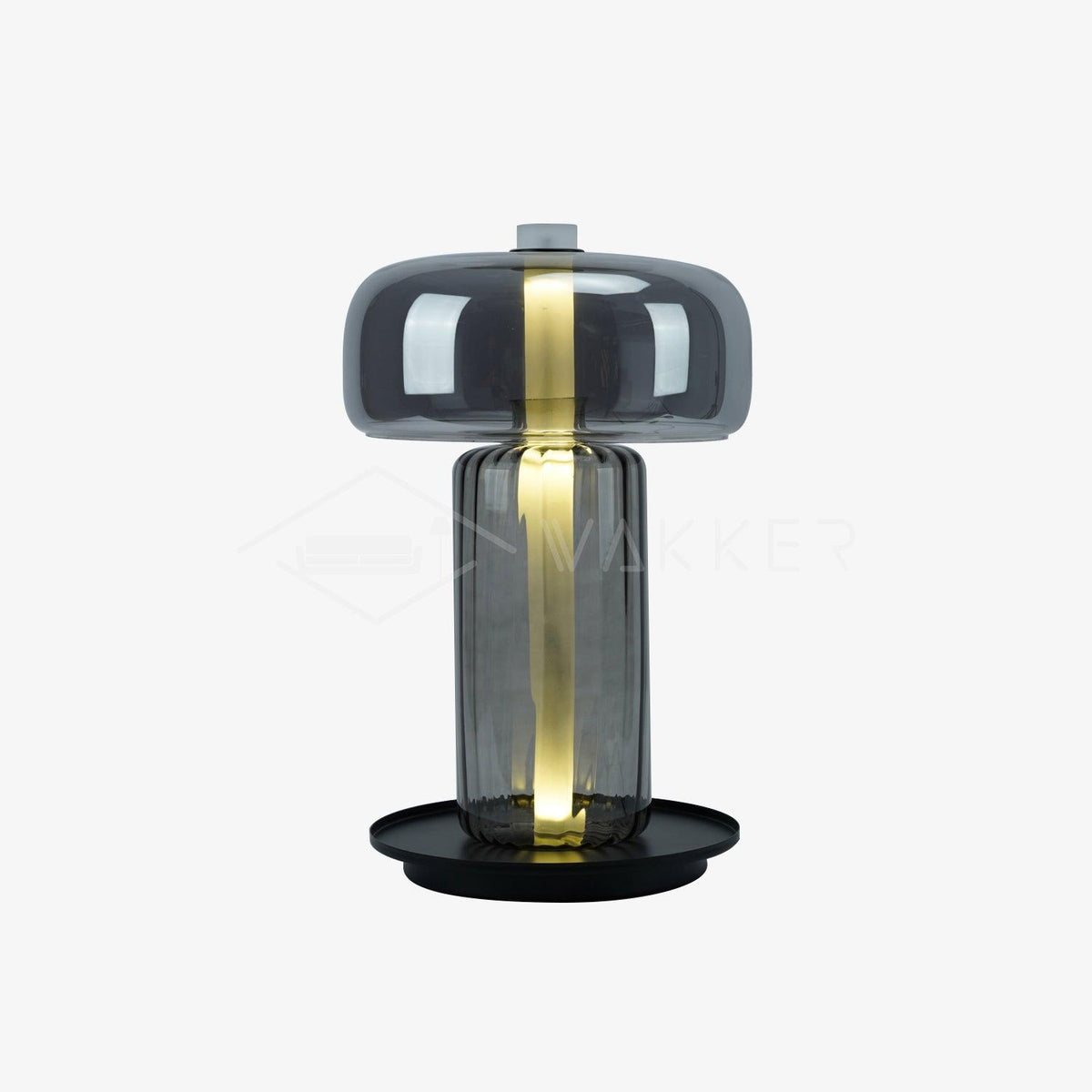 Svora modern bordslampa i glas