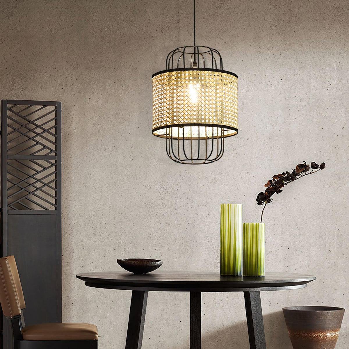 Lven Premium kunstpendel i rattan
