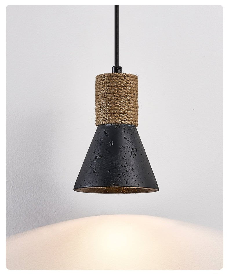 Ravena Rope Cone-pendellampa
